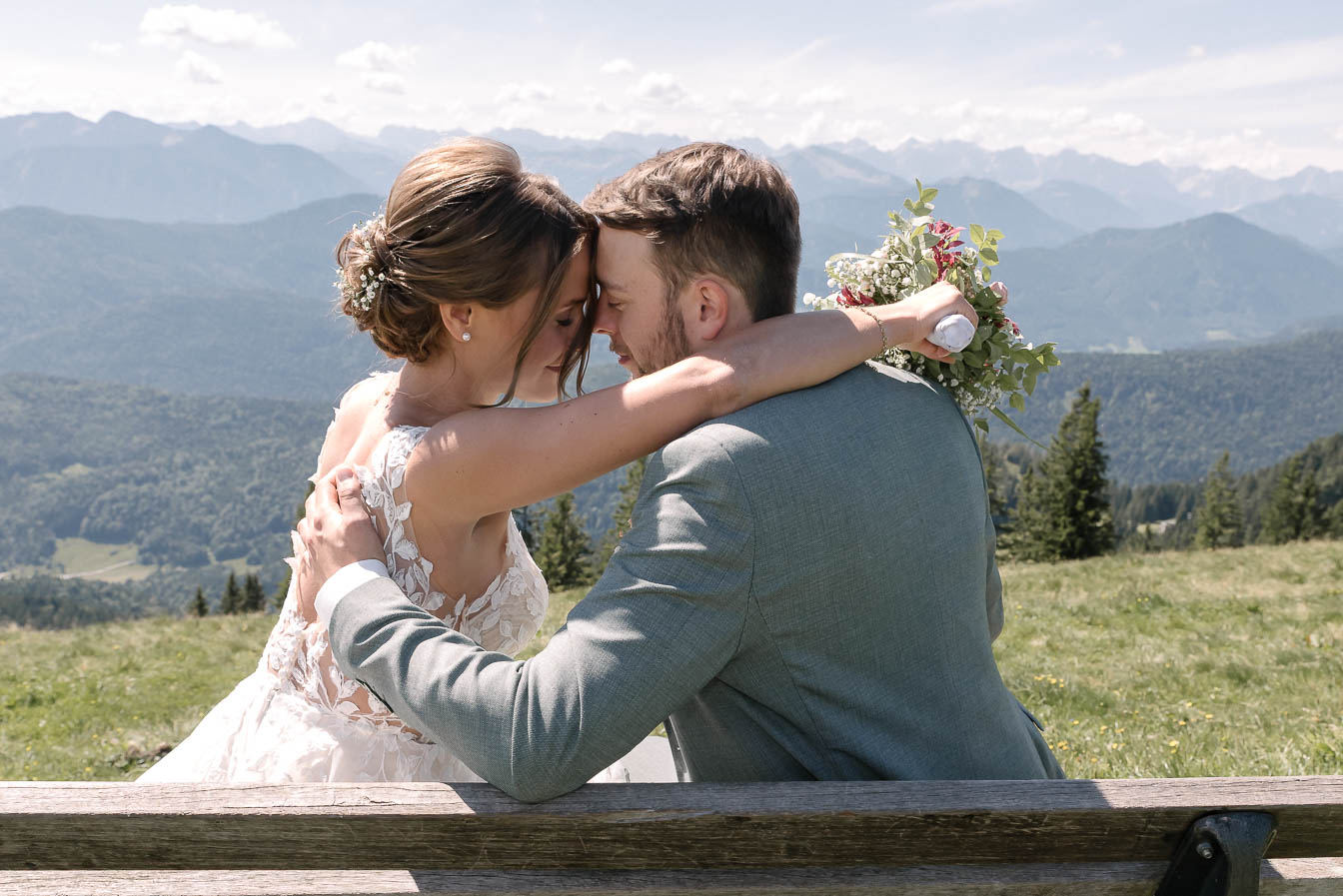 Hochzeitsfotograf München Berghochzeit in Brauneck
