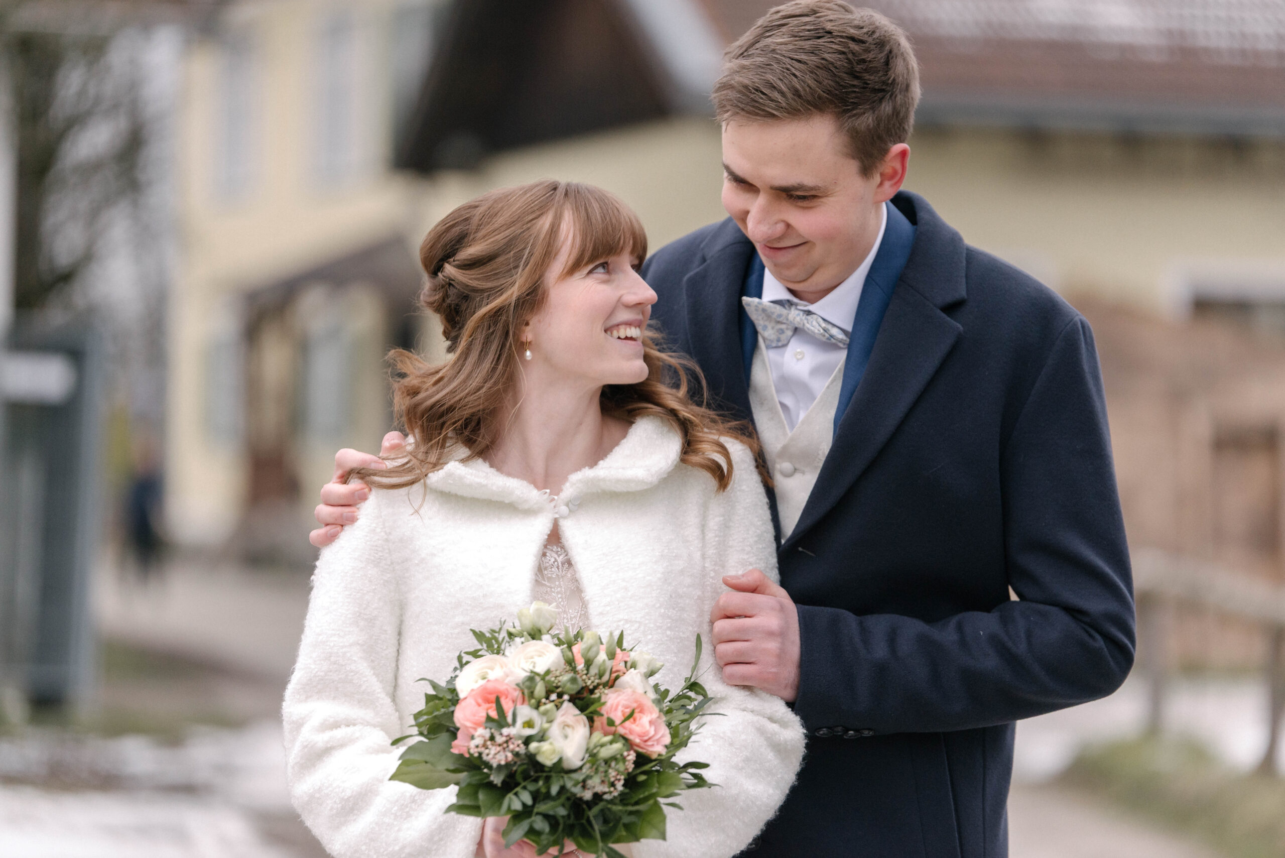 Winterhochzeit im Münchner Umland