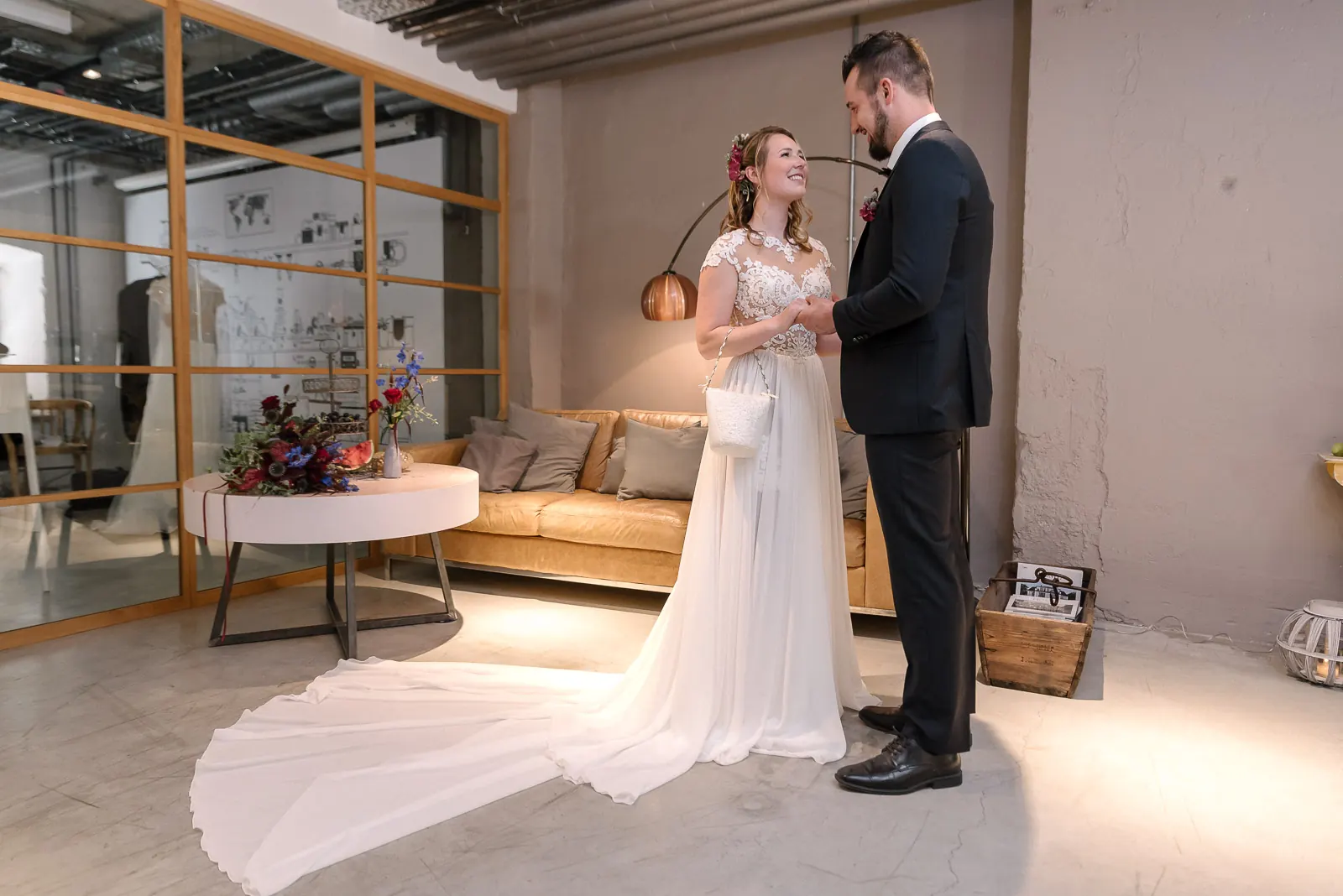 Heiraten im Mangfallblau: Fabrikcharme in Gmund am Tegernsee